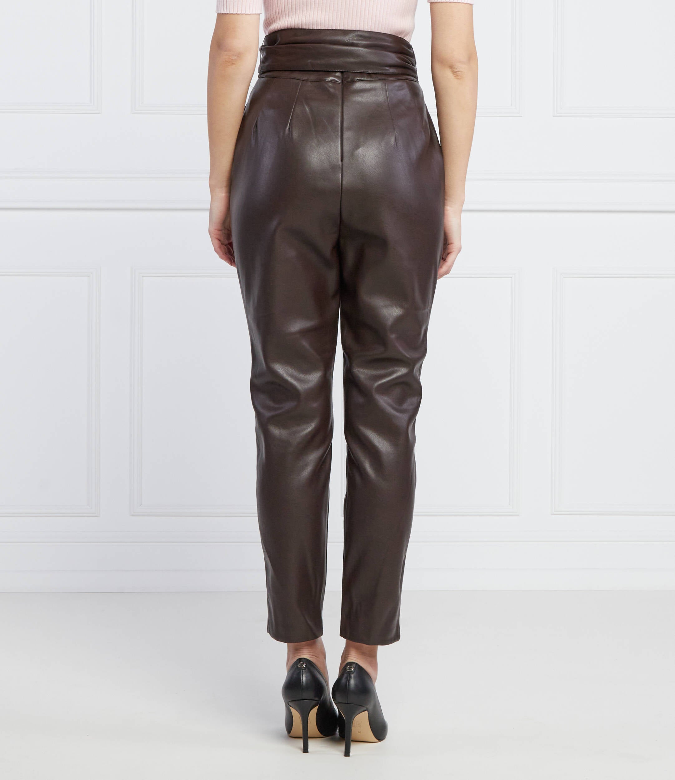 Marciano Guess Devine Carrot Fit Trousers – Dark Brown