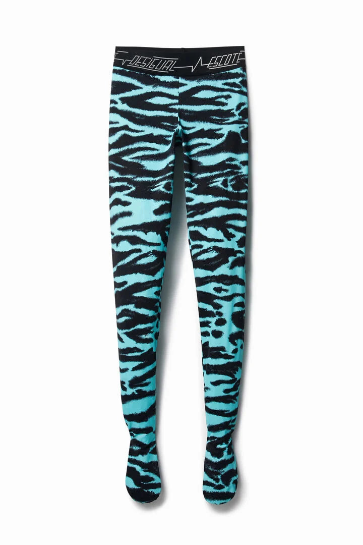 Desigual Patterned Leggings Tights 2-in-1