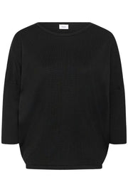 Saint Tropez MilaSZ R-Neck Pullover - Black