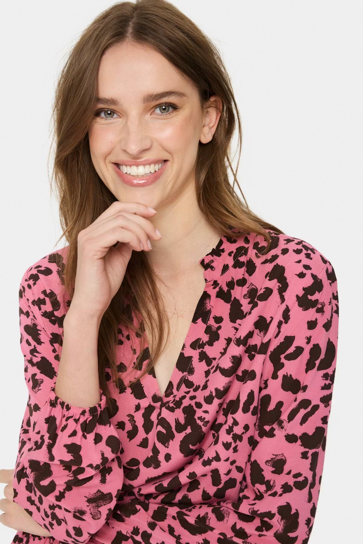 Saint Tropez Style EdaSZ LS Dress - Rose