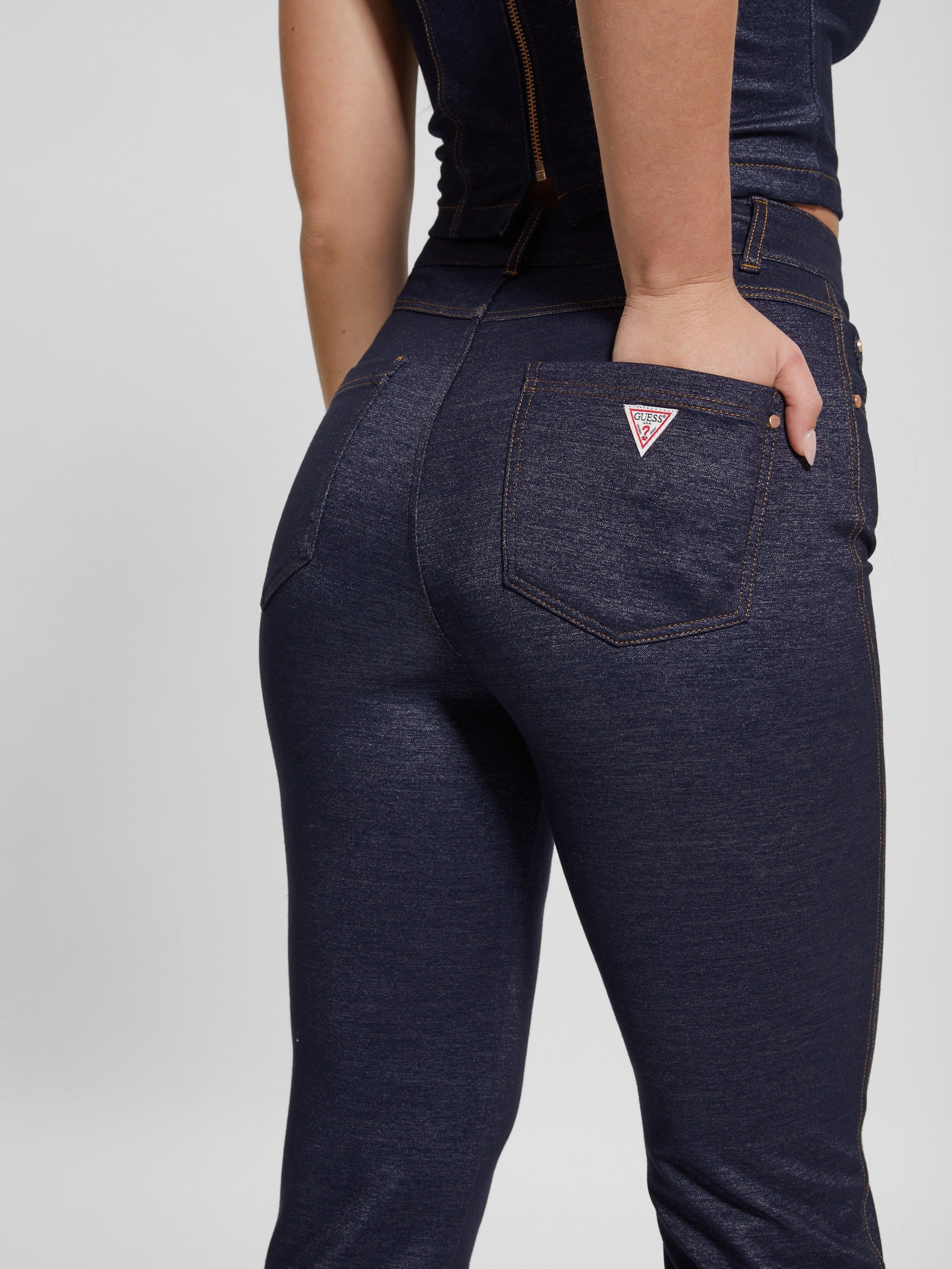 Guess Caroline Women's Dark Blue Straight-Leg Jeans