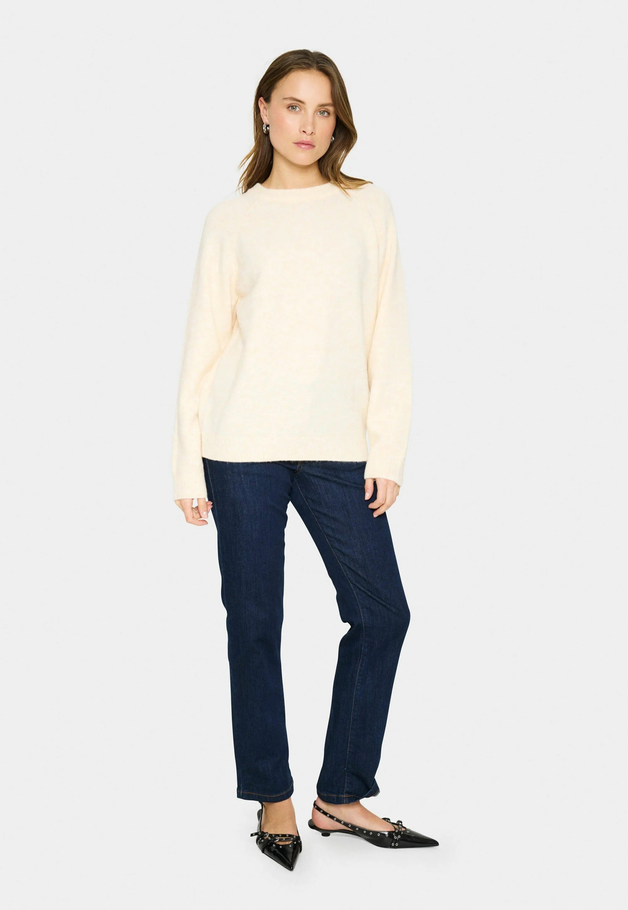 Saint Tropez GARBIESZ Pullover - Seedpearl