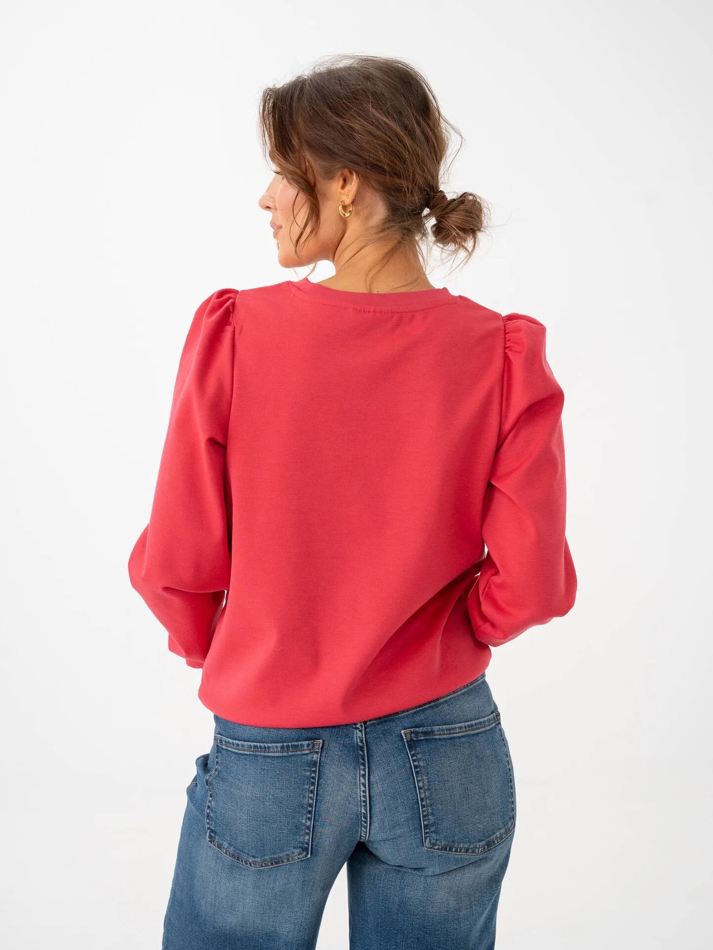Ichi Exclusive Kate Sweater - Coral Pink